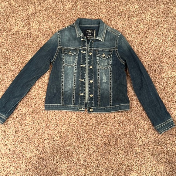 Silver Jeans Jackets & Coats Silver Brand Womens Jean Jacket Size
